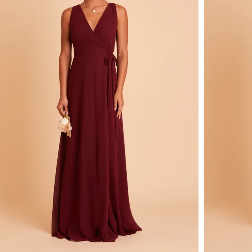 Birdy Grey Minae Chiffon Cabernet (maroon) Dress